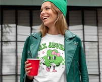 Funny Six Seven lucky shamrock SVG PNG St Patricks Day Shirt Product Image 2