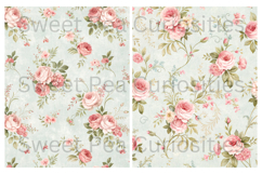 Shabby Chic, Flowers, Papers, Junk Journal Product Image 3