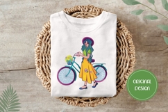 Hand Drawn Summer Girl Illustration, Summer Girl PNG Product Image 3