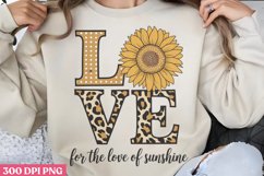 For The Love of sunshine PNG, Sunflower Quotes PNG Product Image 3