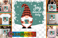 VIBRANT TSHIRT Ideas PNG, Holiday Gnome Product Image 1