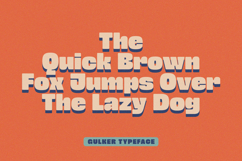 Gulker - Dynamic Display Font Product Image 3