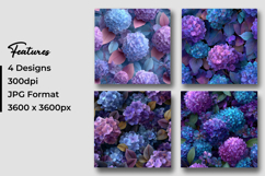 Violet Blossom Digital Paper Product Image 3