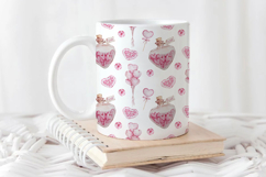 Sweets Heart Seamless Pattern, Valentines Digital Paper Product Image 3