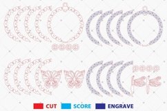 Butterfly Wind Spinner Laser Cut File Svg Product Image 2