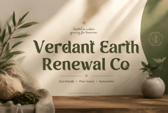 Ekainos Font: Nature-Inspired Botanical Serif Font Product Image 9