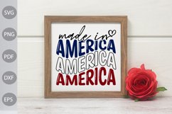 Made in America SVG Design / 4th of July TShirt Product Image 2
