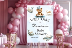 Baby Shower Welcome Sign Template 170 Product Image 1