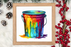 Funny Christmas Boy At Home Clipart Sublimation Product Image 3