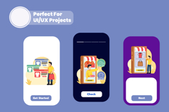 Online Shopping Illustration Pack Product Image 3