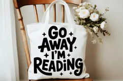 Go Away I'm Reading PNG and SVG 10 Colors/Variations Product Image 8