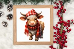 Christmas Farm Animals Sublimation Clipart Product Image 3