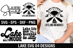 Lake Quotes Design - Lake life cuz beaches be salty Product Image 1