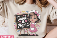 Floral Mama Mom Sublimation PNG Product Image 3