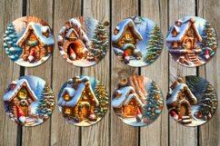 Christmas gnome | Car coaster &amp; key chain sublimation Product Image 3