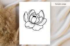 Hand Drawn Peony Flower SVG Product Image 3