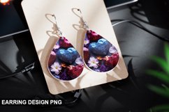 Valentines Day Teardrop Sublimation- Valentines Day Earring Product Image 1