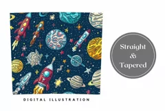 School Tumbler Wrap Design, Space Tumbler Sublimation Product Image 3