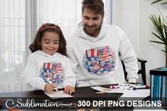 Couple Gnome T shirt Design - 4th Of July Gnome Product Image 1
