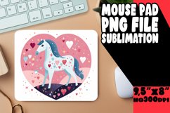 Fantasy Unicorn &amp; Colorful Glitter Desk Pad Product Image 1