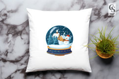 Snow Globe House Clipart Sublimation PNG Product Image 3