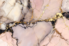 Elegant Pink Marble Texture with Gold Veins for Luxe Design Product Image 1