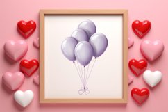 Valentines Day Clipart Love Ballon, Christmas Clipart Product Image 3