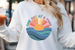 One Day at a Time PNG, Mental Health Sublimation P Product Image 3