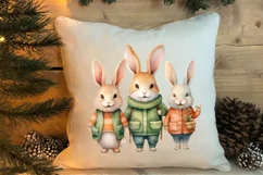 Christmas Family Animals Sublimation Clipart, Christmas PNG Product Image 3