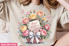 Happy Mothers Day Floral PNG Product Image 3
