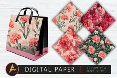 Carnation digital paper Product Image 1