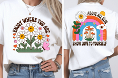 Retro Flower Quotes Sublimation Bundle,Bloom Quotes Product Image 3