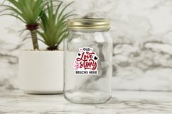 Our love story begins here Stickers Product Image 3