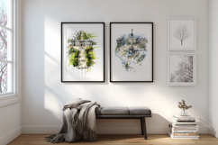 London Architectural Sketches 10 A4 Art Prints Product Image 4