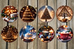 Christmas Coffee| Car coaster &amp; key chain Christmas designs Product Image 3