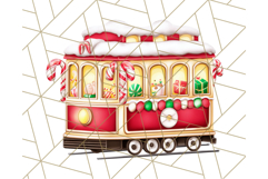 Cozy Christmas Bakery Clipart PNG, Holiday Cookie Art Product Image 3