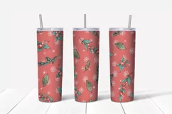 Christmas Gnome Girls Skinny tumbler wrap design Product Image 5