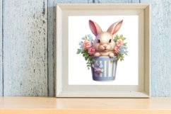 Easter Coffee Cup Sublimation Clipart, Watercolor Clipart Product Image 3