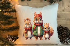 Christmas Family Animals Sublimation Clipart, Christmas PNG Product Image 3