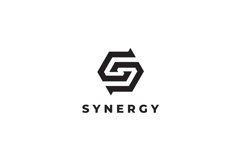 Synergy Letter S logo design vector template Product Image 3