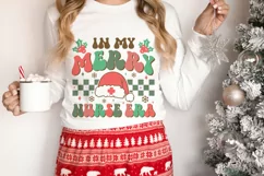 In my Merry nurse era SVG, Christmas Nurse SVG, Christmas Product Image 4