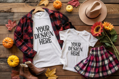 Christmas Family Matching Group Flat Lay Mockup Product Image 1