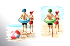 Kids on the beach Product Image 4