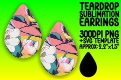 Vibrant Flower Pattern Sublimation Product Image 1