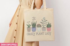Crazy plant lady PNG, Gardening Sublimation PNG Product Image 2