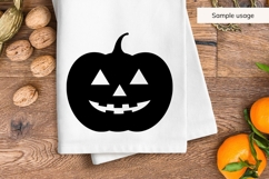 Happy Jack O Lantern Pumpkin SVG Product Image 3