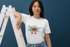 Vibrant Garden Floral Embroidery Design for Machine Product Image 3