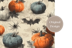 Vintage Halloween Pumpkin Tumbler, Fall Tumbler Design Product Image 3