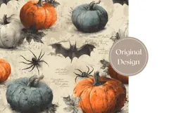 Vintage Halloween Pumpkin Tumbler, Fall Tumbler Design Product Image 3