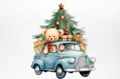 Christmas Animal Safari Clipart PNG Product Image 3